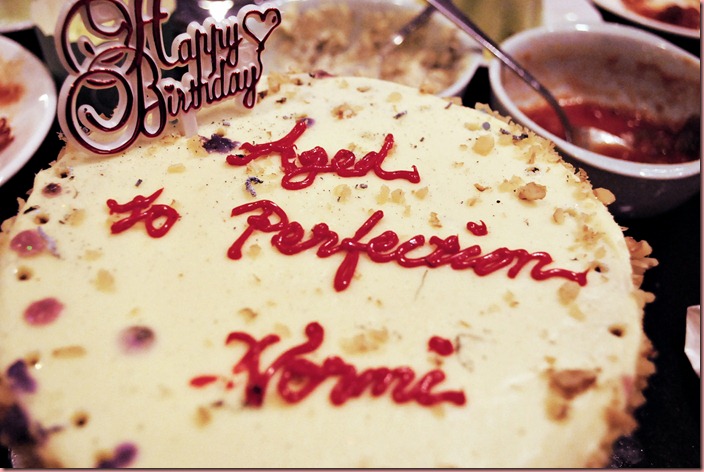 Birthday - aged to perfection