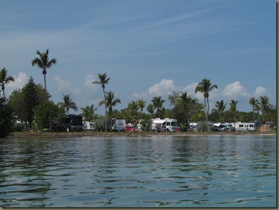view of sunshine key from water