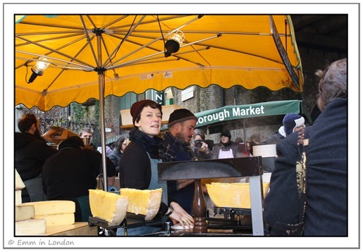 Borough Market - raclette stall