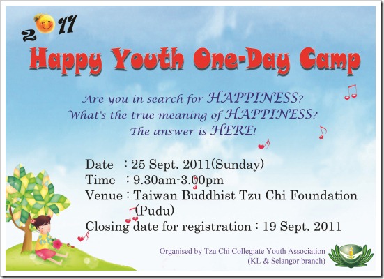 Happy Youth One-Day Camp