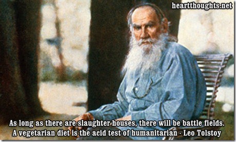 Leo Tolstoy on Vegetarianism