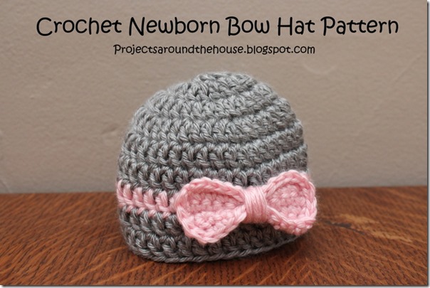 Crochet Newborn Easy Bow Hat Free Pattern Crochet Newborn Easy Bow Hat Free Pattern