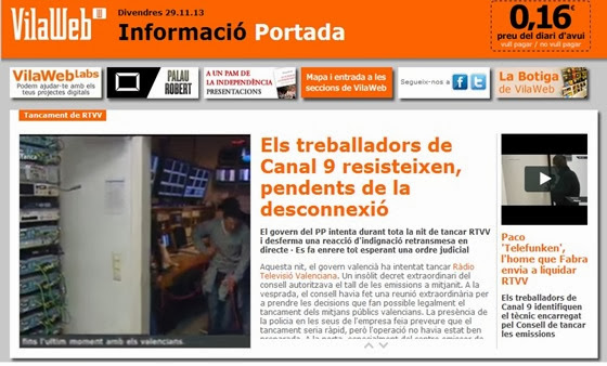 Se tanca una television publica valenciana