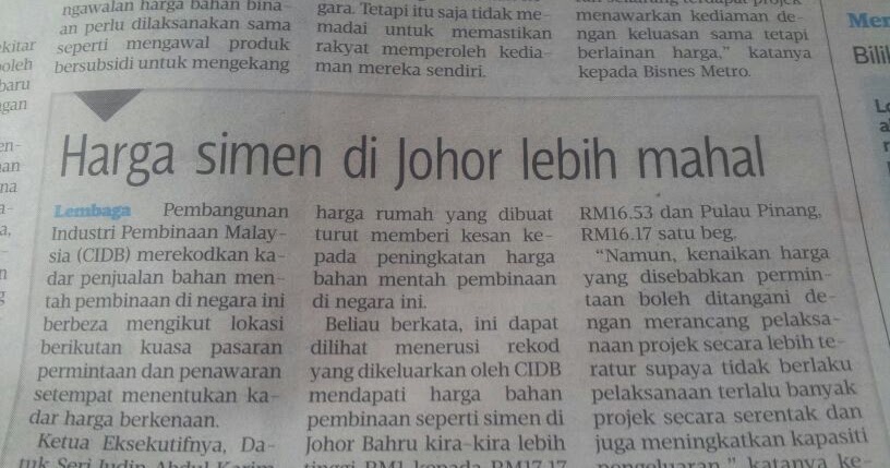 Jawatan Kosong Cidb Johor - Lamaran J