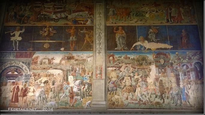 Palazzo Schifanoia, Salone dei Mesi, Ferrara, Italy, Photo3 - Property and Copyrights of (c) FEdetails.net 2014 Palazzo Schifanoia, Salone dei Mesi, Ferrara, Italy, Photo3