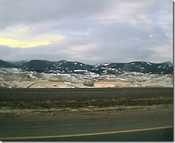 The Bighorn Mountains in Wyoming on December 21, 2003