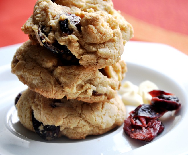 cranberry white chocolate chip cookies 123
