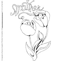 MOTHER'S DAY COLORING PAGES