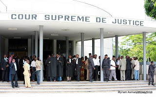 Cour suprême de justice à Kinshasa, 2006.