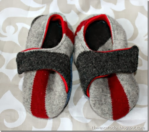 Theresa's To-Dos: Sweater to Slipper Refashion