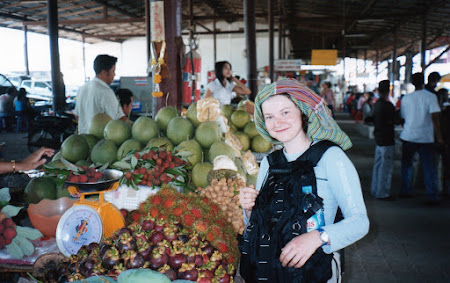 Imagini Thailanda: piata de fructe