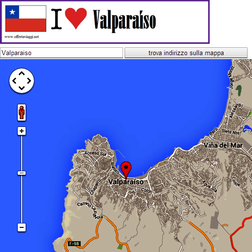 Valparaiso map