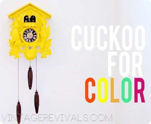 Cuckoo Clock Makeover @ Vintage Revivals copy