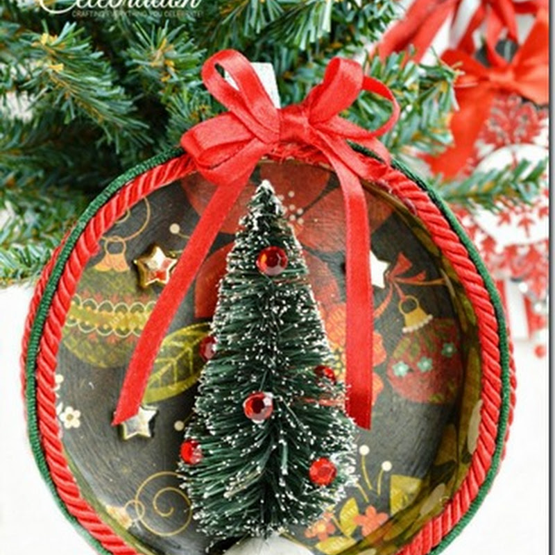 Manualidades, decoraciones para el árbol de navidad