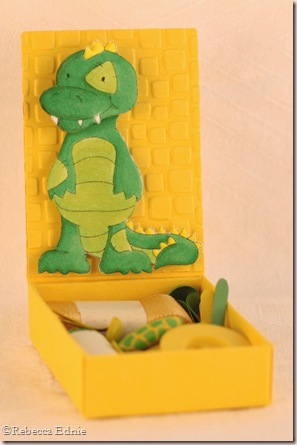 quirky alligator matchbox