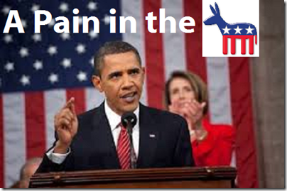 obama pain in the