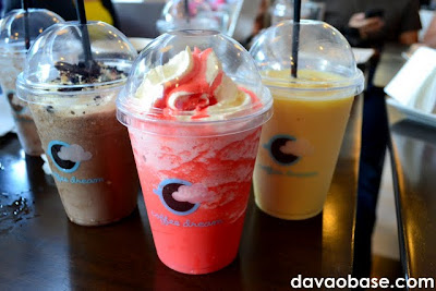 Fro-Reo, Strawberry Chill and Mango Chill at Coffee Dream
