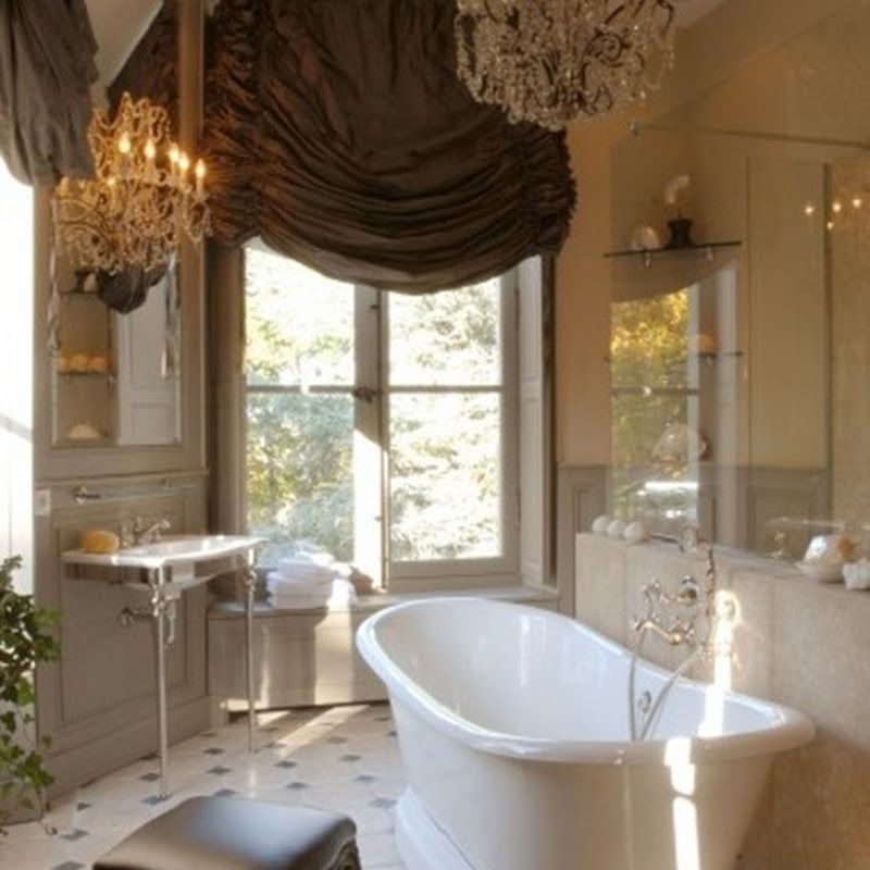  White Window Treatments For Bathroom