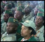 ANC YOUTH CORPS MILITARY TRAINING ONLY FOR TAKING CENSUS...