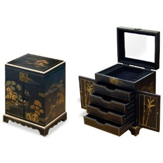 Japanese and Chinese Jewelry Boxes, Jewelry Armoires and Jewelry ...