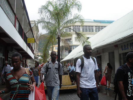 Strada pietonala din Victoria Seychelles