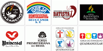 Logotipos de igrejas evangélicas brasileiras