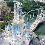 Lotte World castle in Seoul, South Korea