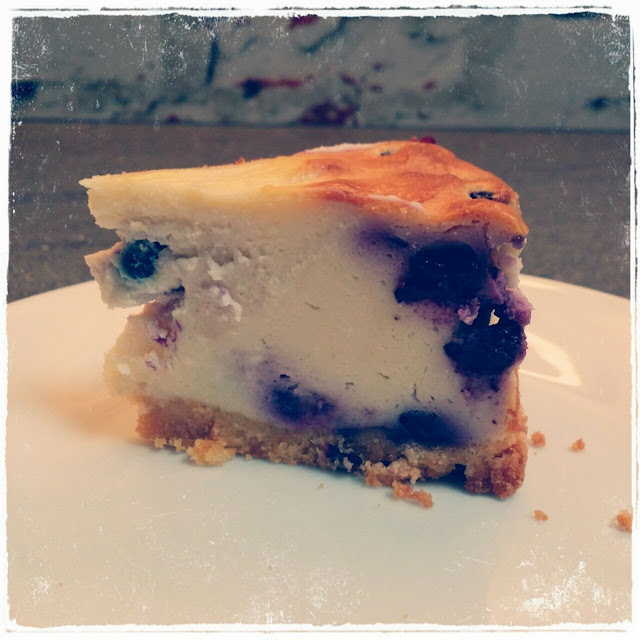 Kein Kuchen ist auch keine Lösung American Cheesecake mit Blaubeeren