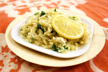Orzotto with Spring Ramps &amp;amp; Goat Cheese