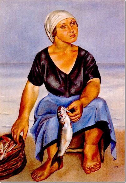 Josep de Togores i Llach -La pescadora de Banyuls -1921