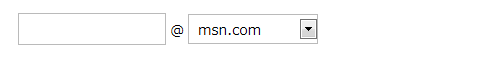 msn.comの登録が可能