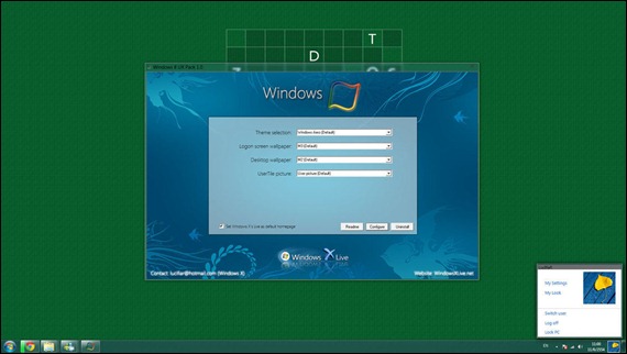 Customize Desktop with Windows 8 Theme Pack