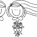 DIBUJOS DE NOVIOS PARA COLOREAR