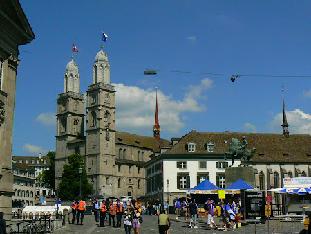 Imagini Elvetia: Catedrala din Zurich