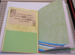 pamphlet book 3 hole lime green inside cover