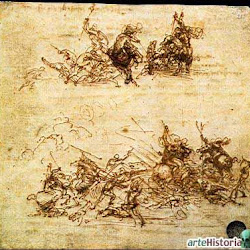 40 - Leonardo - Batalla de Anghiari