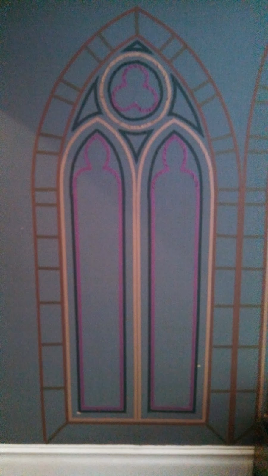Tape Art Gothic Windows