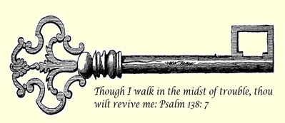 Key with psalm