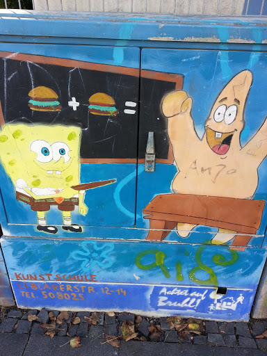 Spongebob Mural Portals in DE IT US BG ID AU | Ingress Intel