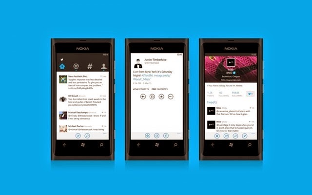 Twitter para Windows Phone
