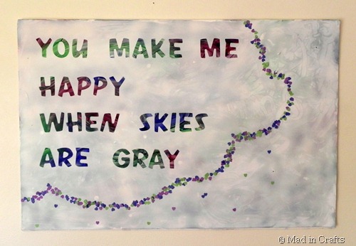 you make me happy when skies are gray