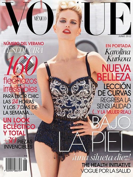 Karolina Kurkova on Vogue Mexico