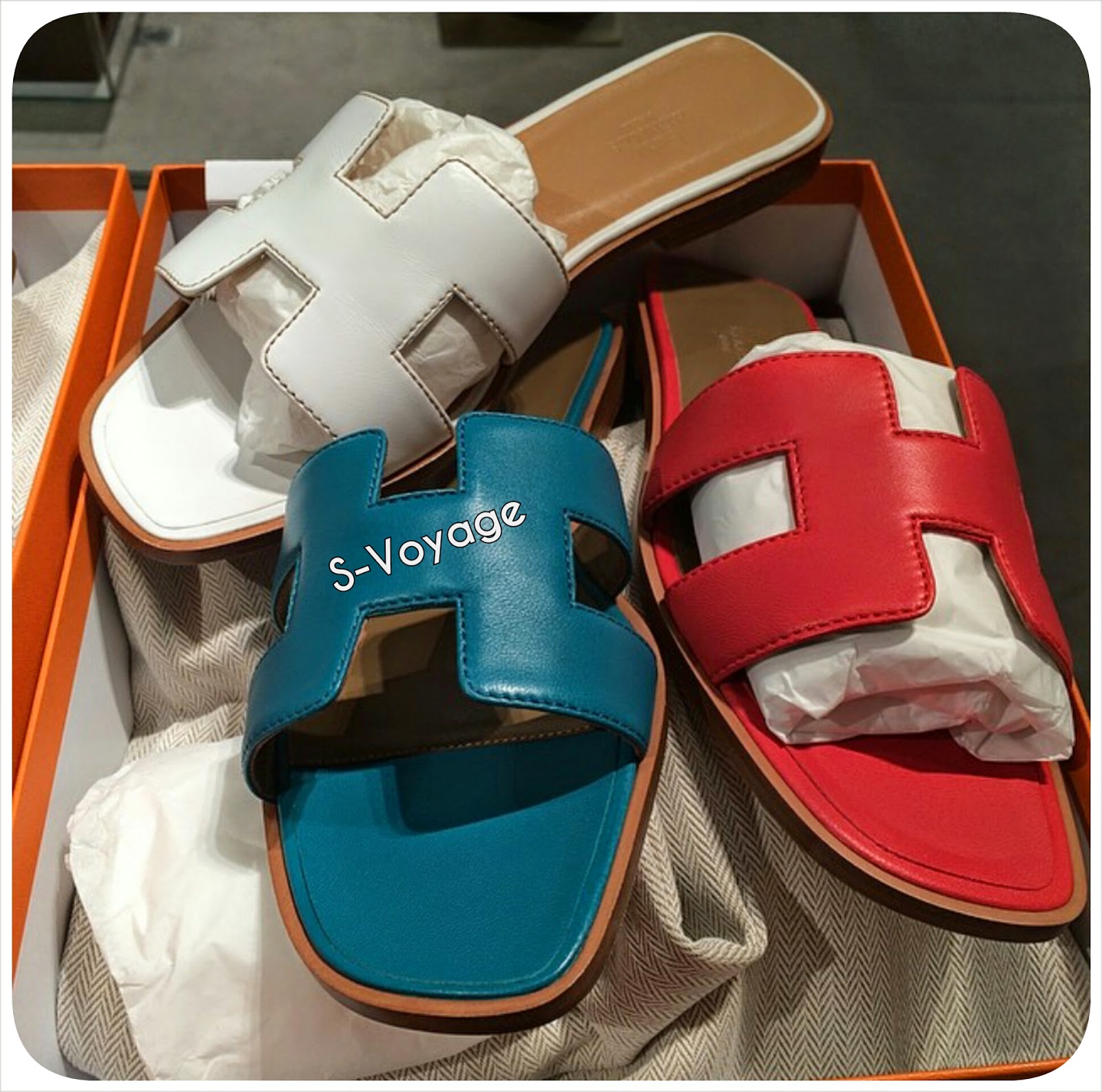 Always Authentic @ S-Voyage: Hermes Oran H Sandal available for pre-order.