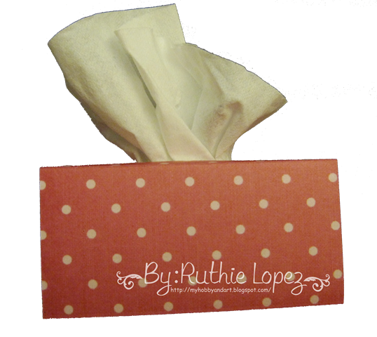 Kleenex Card Tutorial - Get well card - Inky Impressions - Ruthie Lopez DT 4