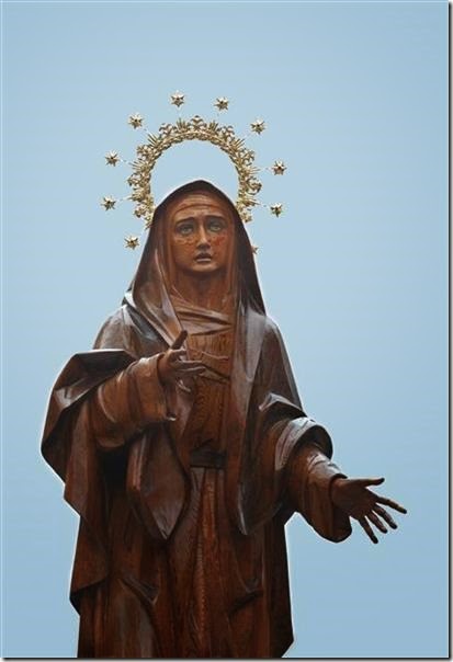 Foto de la Imagen de María Santísima de la Esperanza, co-titular de esta Cofradía