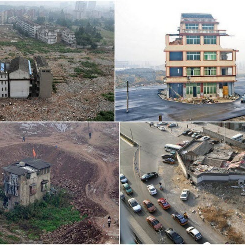 The Toughest Nail Houses of China Amusing