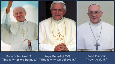3 popes one teachng