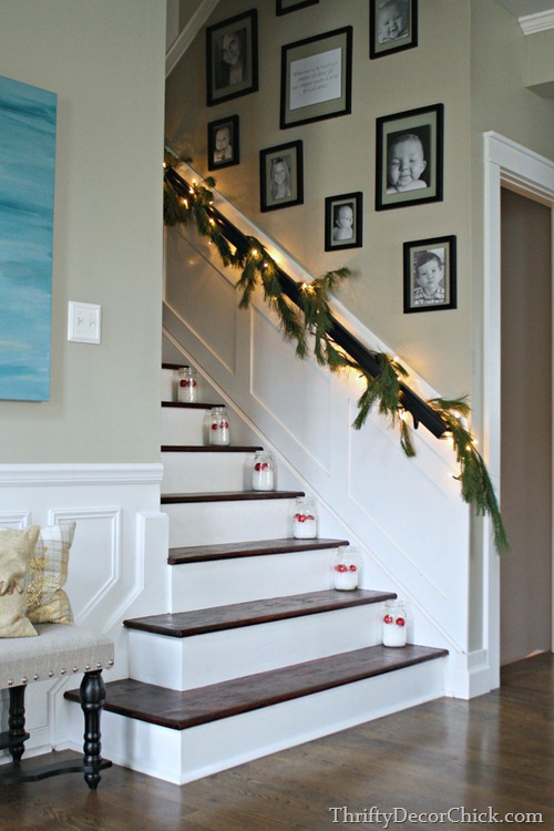 Christmas stairs