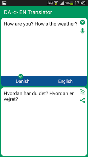 Danish English Translator