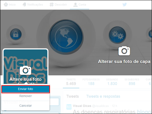 Novo visual Twitter - Visual Dicas